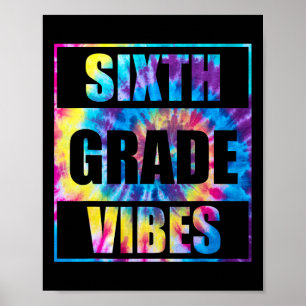 Poster De Volta à Escola Vibes da 6ª Série Primeiro Dia d