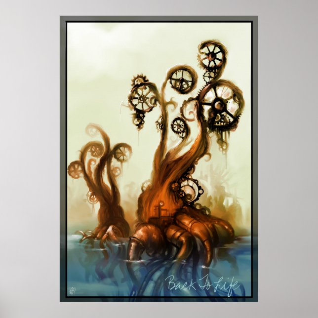 Pôster De volta à vida (Frente)