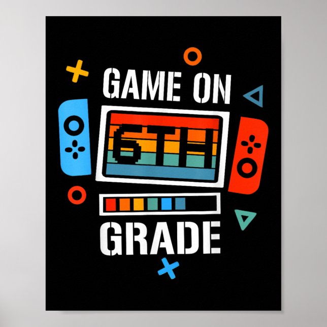 Poster De Volta Ao Jogo Da Escola Em Crianças Engraçadas  (Frente)