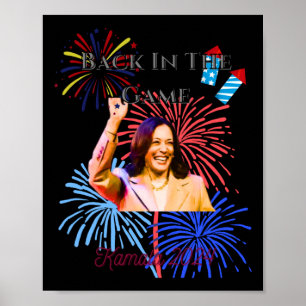 Poster De Volta Ao Jogo Kamala 2024