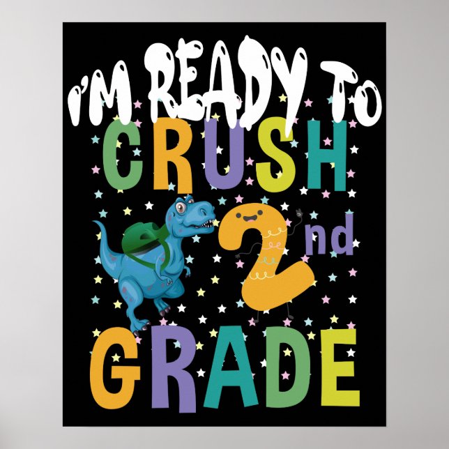 Poster De Volta às Aulas Estou Pronto Para Detonar o 2º A (Frente)