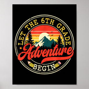Poster De volta às aulas vamos a sexta aventura da 6ª sér