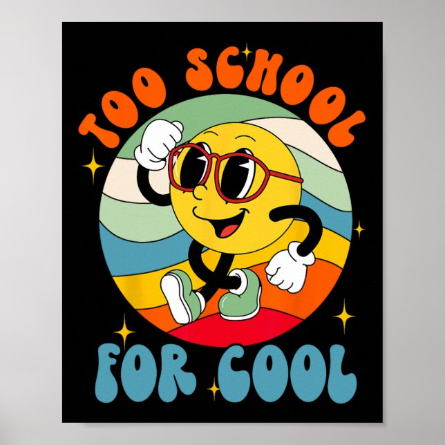 Poster De Volta Para A Escola Sorrir De Cara Para A Escol (Frente)