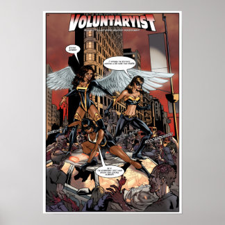 Poster de Voluntariado contra Zombies Estatistas -