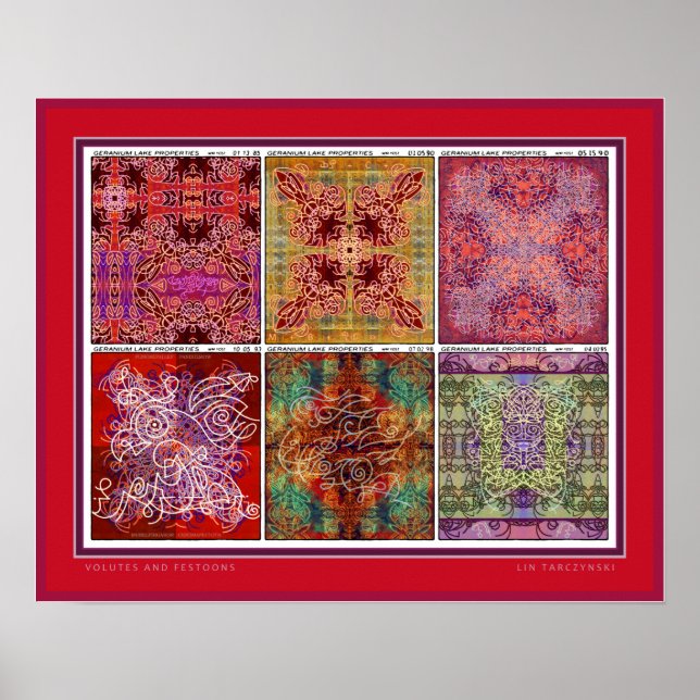 Poster de Volutes e Festoons (Frente)