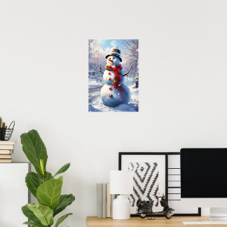 Poster de Wall art, homem de neve, jogador