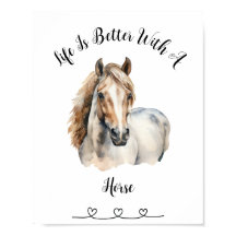 Poster de Wall Art Horse Personalizado