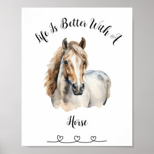 Poster de Wall Art Horse Personalizado