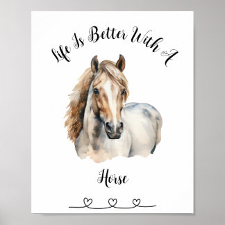 Poster de Wall Art Horse Personalizado