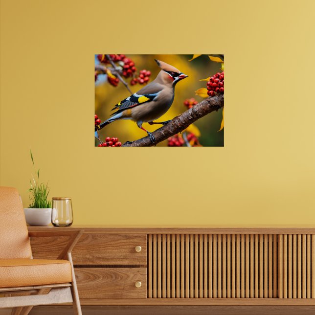 Poster de Waxwing Bohemian (Sala de Estar 2)