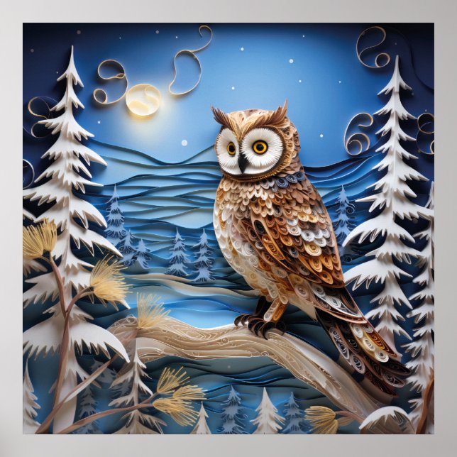 Poster de Winter Owl (Frente)