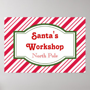 Poster de Workshop de papai noel