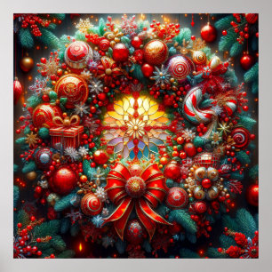 Poster de Wreath Natal