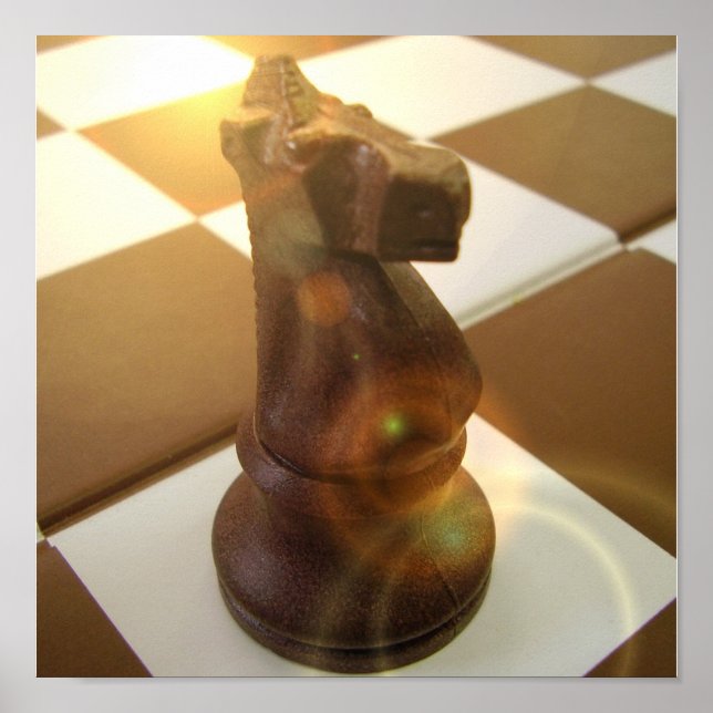 Poster de Xadrez Knight (Frente)