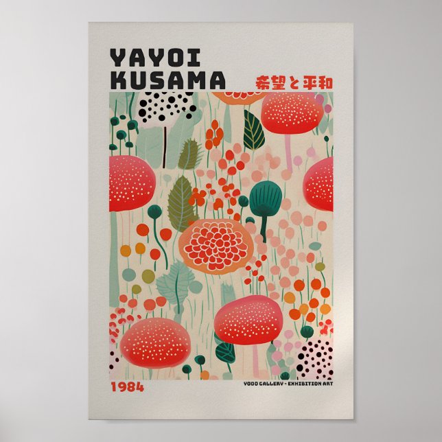 Poster de Yayoi Kusama - Abstrato Yayoi Kusama Imp (Frente)