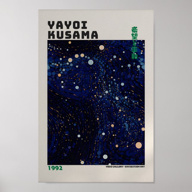 Poster de Yayoi Kusama - Abstrato Yayoi Kusama Imp (Frente)