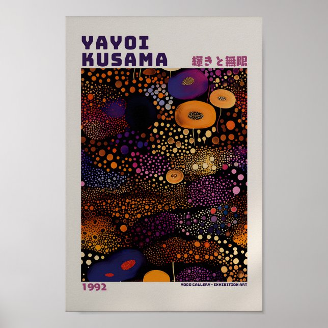 Poster de Yayoi Kusama - Abstrato Yayoi Kusama Imp (Frente)