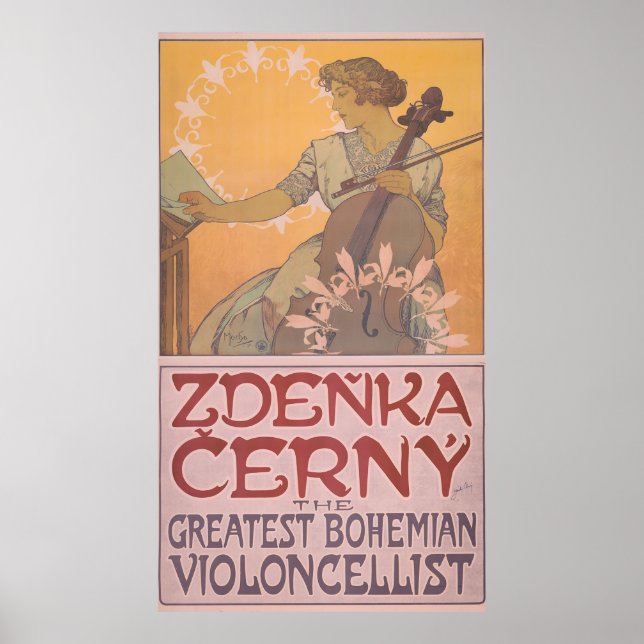 Poster de Zdenka Cerny Violincellist por Alphonse  (Frente)