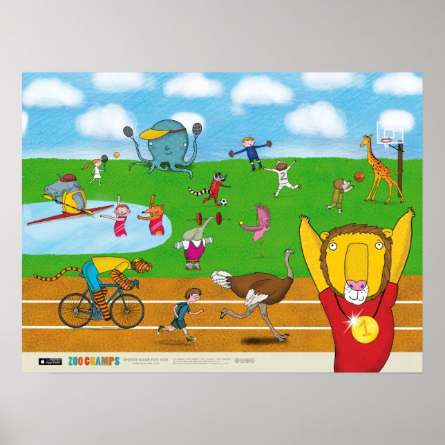 Poster de Zoo Champs (Frente)