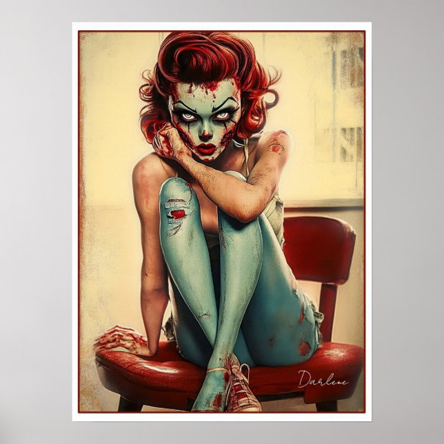 Poster Dead, Dreamy, and Dangerously Darling: Darlene (Frente)