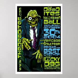 Pôster Deadites Halloween Ball
