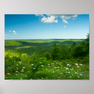 Poster Deadman's Hill Overlook, Michigan