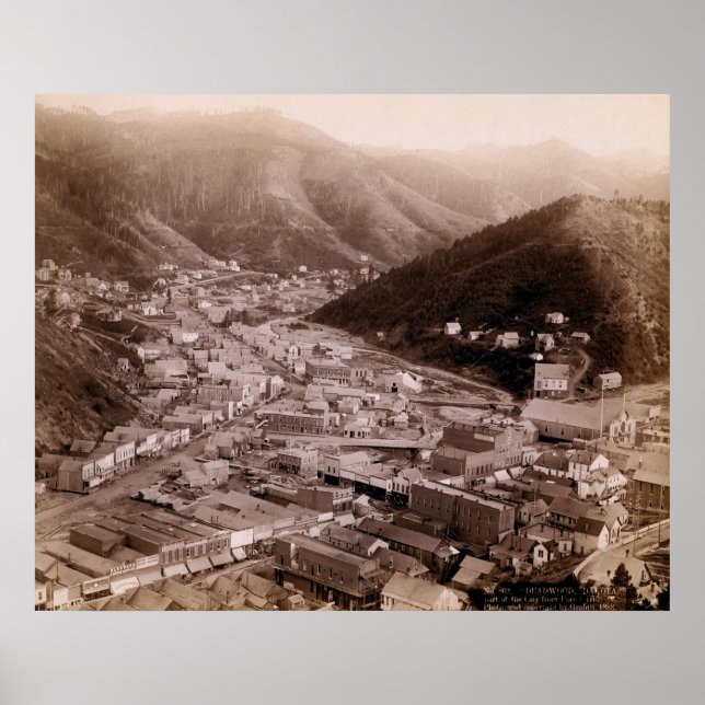 PÔSTER DEADWOOD SUUTH DAKOTA 1888 - N.º 4 (Frente)