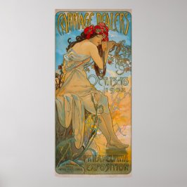 Poster Dealers de carruagem por Alphonse Mucha (1902)