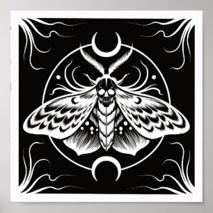 Poster Death Head Moth