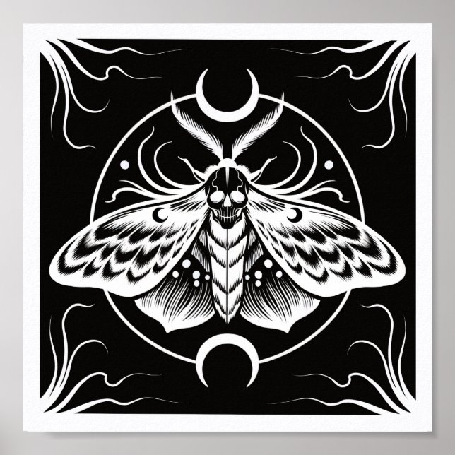 Poster Death Head Moth (Frente)