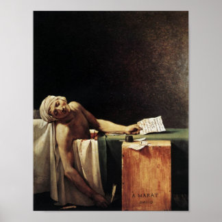 Poster Death of Marat