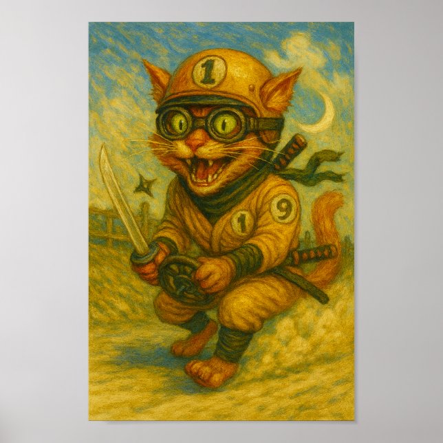 Poster Death race kitty (Frente)