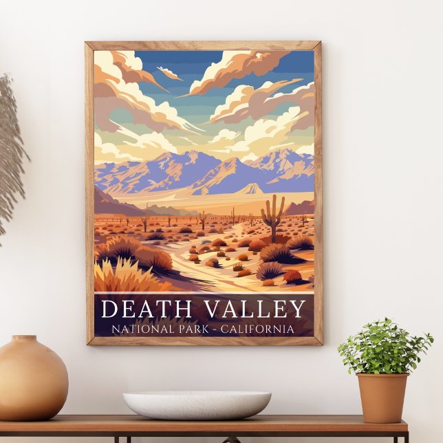 Poster Death Valley National Park Desert Landscape (Criador carregado)
