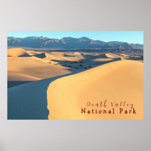 Poster Death Valley Sand Dunes