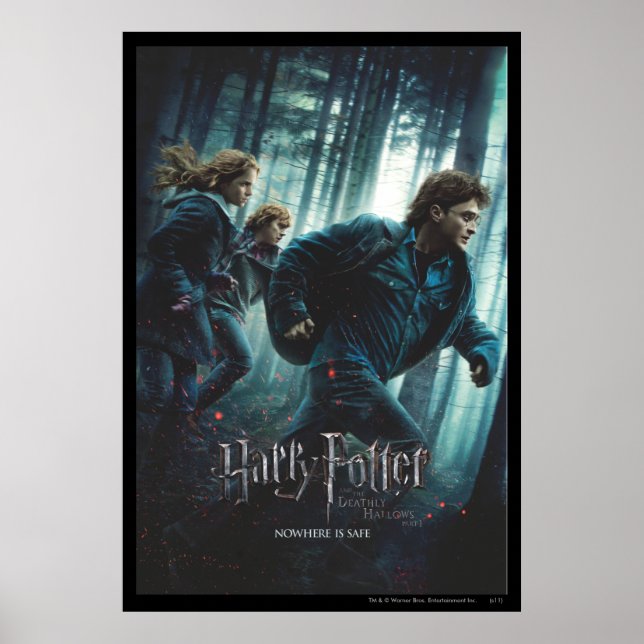 Poster Deathly Hallows - Grupo Executando 2 (Frente)