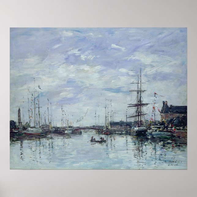 Pôster Deauville, o Dock, 1892 (Frente)