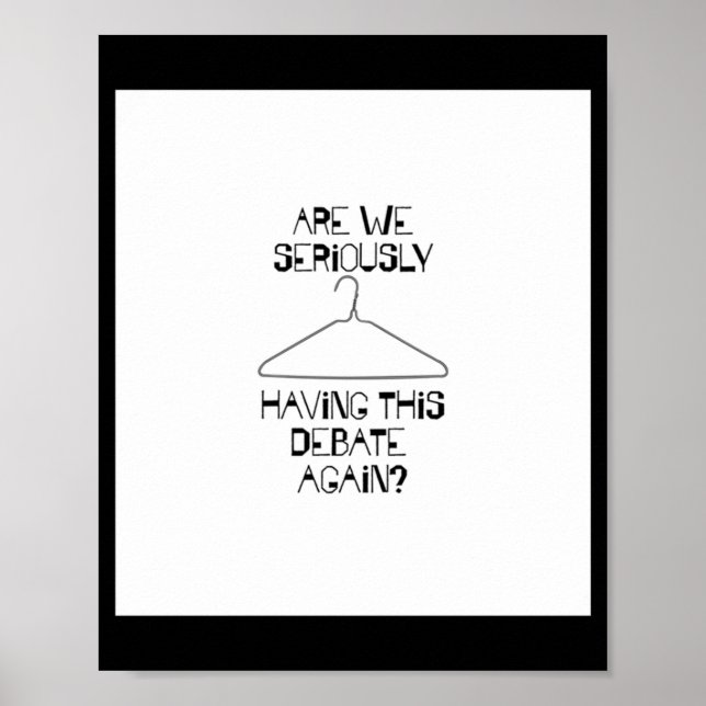 Poster Debate de opções profissionais Direitos de aborto  (Frente)