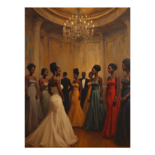 Pôster Debutantes do Renascimento de Harlem