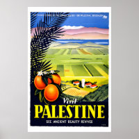 Década de 1940 Visite a Palestina Israel Beleza An