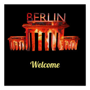 Pôster Decal de Muro personalizado do Berlin Nightlife