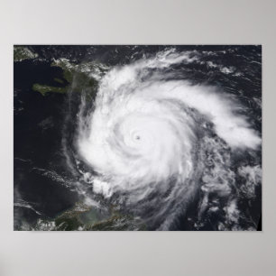 Poster Decano do furacão no Atlântico e nas Caraíbas