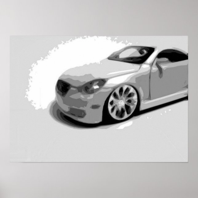 Poster deCarro Esportivo (Frente)