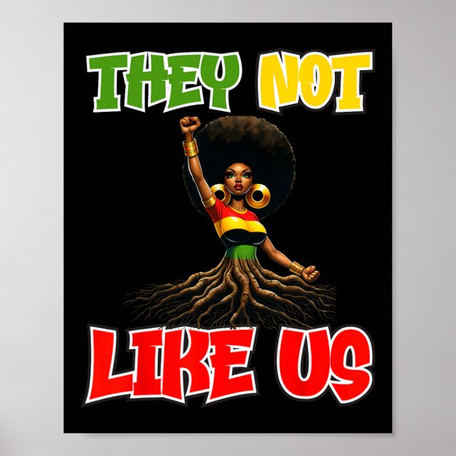 Poster Décima História Negra Mês Não Gostam De Nós (Frente)