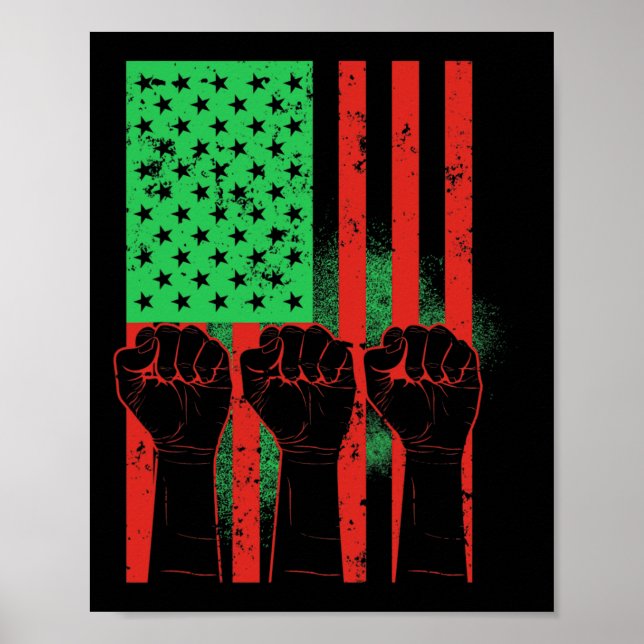 Poster Décima-Junta Prende Orgulho de Bandeira Negro-Afri (Frente)