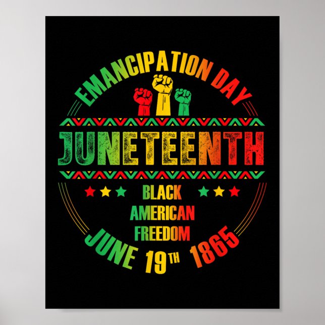 Poster Décima Sétima Edição Dia Negro 19 de junho de 1865 (Frente)