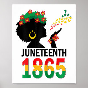 Poster Décima Sétima Mulheres Meninas Bandeira 1865 1
