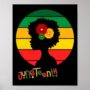 Poster Décima Sétima Rainha Afro Eu Sou Uma História Negr