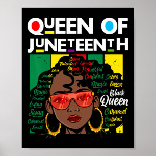 Poster Décima Sétima Rainha Negra Melanina Magia Sista Wo