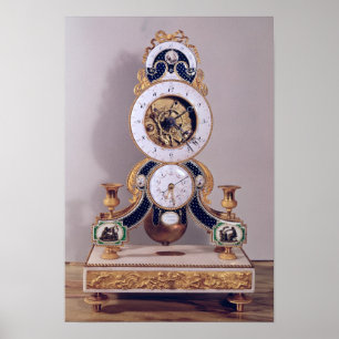 Pôster Decimal and duodecimal clock