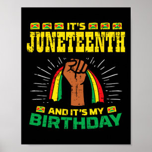 Poster Décimo Décimo Aniversário de Homens Negros African